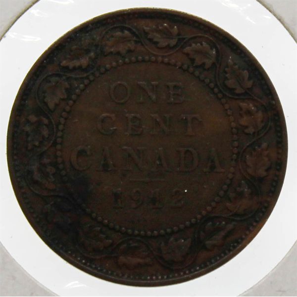 1912 CANADIAN 1 CENT COIN