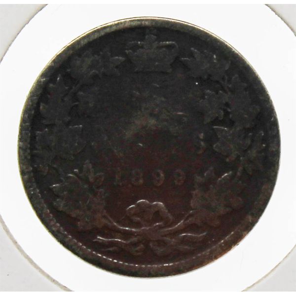1899 CANADIAN 25 CENT COIN