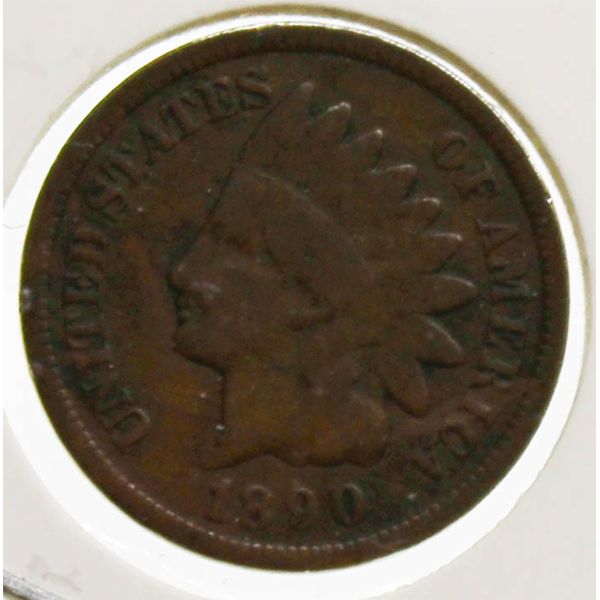 1890 UNITED STATES INDIAN HEAD PENNY