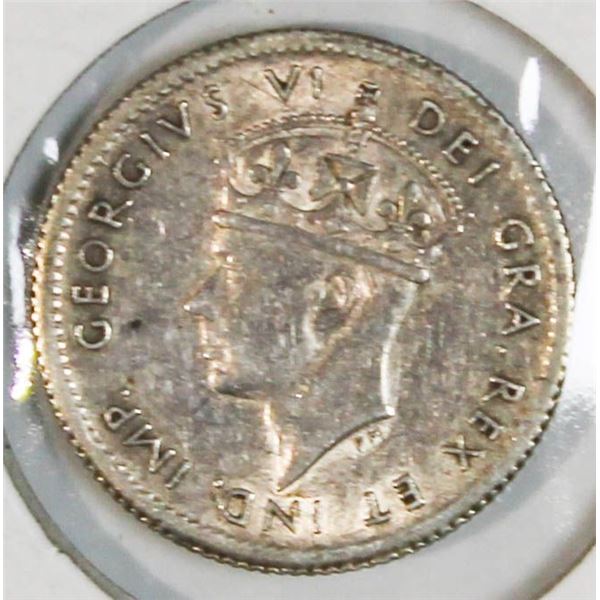 1941 SILVER NEWFOUNDLAND 5 CENT