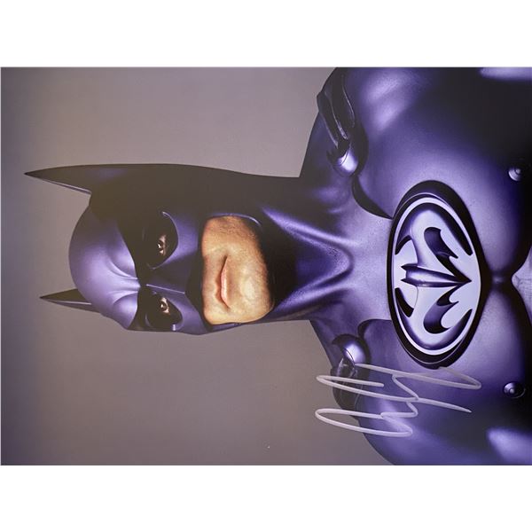 Batman & Robin George Clooney signed photo