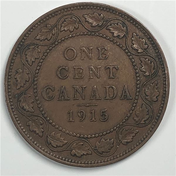 Canadian Large Cent 1915 VF