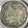 Image 1 : Canadian .10 Cent Dime 1908