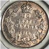 Image 1 : Canadian .10 Cent Dime 1910 VF++ Very Nice example