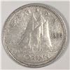Image 1 : Canadian .10 Cent Dime 1954 VF+