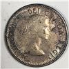 Image 2 : Canadian .10 Cent Dime 1957