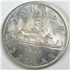 1963 Queen Elizabeth II Canadian Silver Dollar