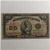 Image 1 : 1923 25 Cent Shinplaster DC-24c Letter J Campbell/Clark