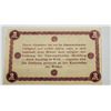 Image 2 : 30)  GERMAN UNCIRCULATED 2 PFENNING BANKNOTE FROM