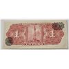 Image 2 : 36)  MEXICAN 1954 1 PESO BANKNOTE.
