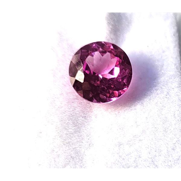 11)  NATURAL ROUND PINK CEYLON SAPPHIRE, 3.5 CT &