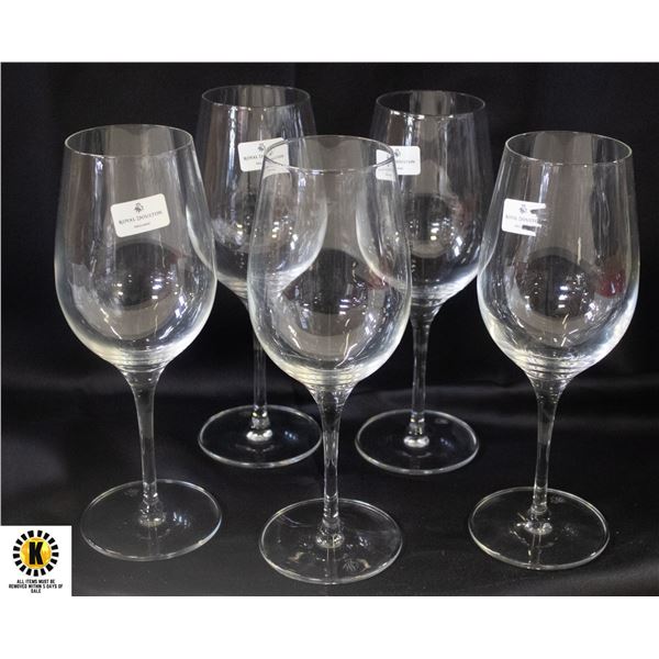 5 PCS ROYAL DOULTON GOBLET