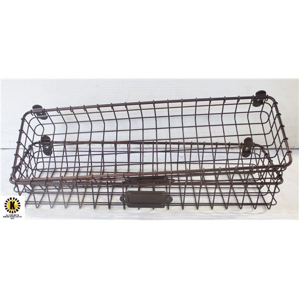 6X18X2.5 INCH WALL BASKETS