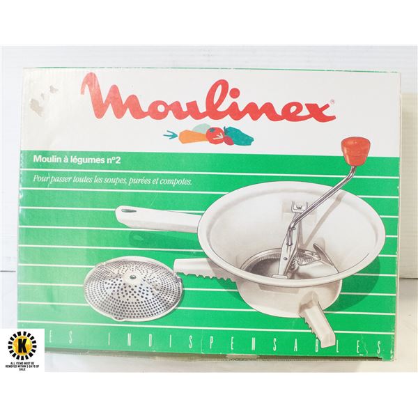 VINTAGE MOULINEX FOOD MILL - NEW