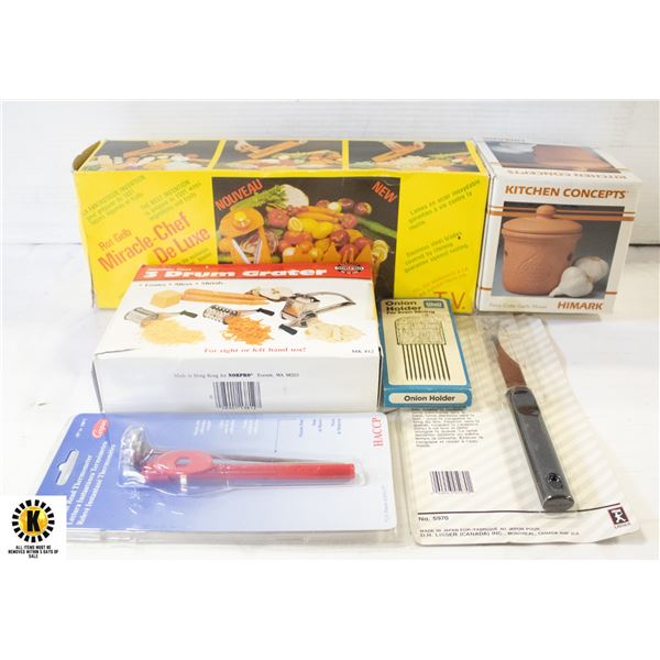 ASST NEW VINTAGE KITCHEN ITEMS
