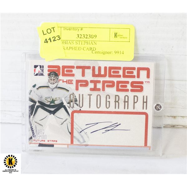 2006 TOBIAS STEPHAN AUTOGRAPHED CARD