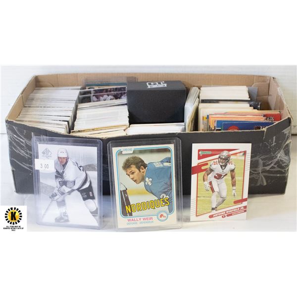 BOX OF ESTATE SPORTS CARDS