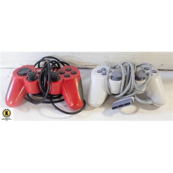 2 VIDEO GAME CONTROLLERS
