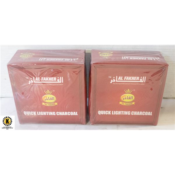 2 UNOPENED BOXES OF QUICK LIGHTING CHARCOAL