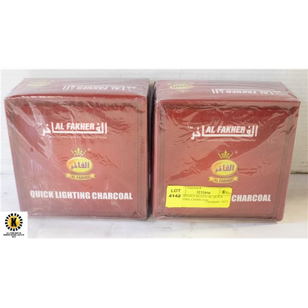 2 UNOPENED BOXES OF QUICK LIGHTING CHARCOAL
