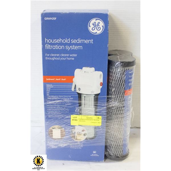 HOUSEHOLD SEDIMENT WATER FILTRATION