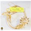 Image 1 : HUMMINGBIRD WINDOW SUNCATCHER GOLD PLATED