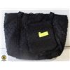 Image 1 : LARGE BLACK TOTEBAG WITH MATCHING CLUTCH INSIDE