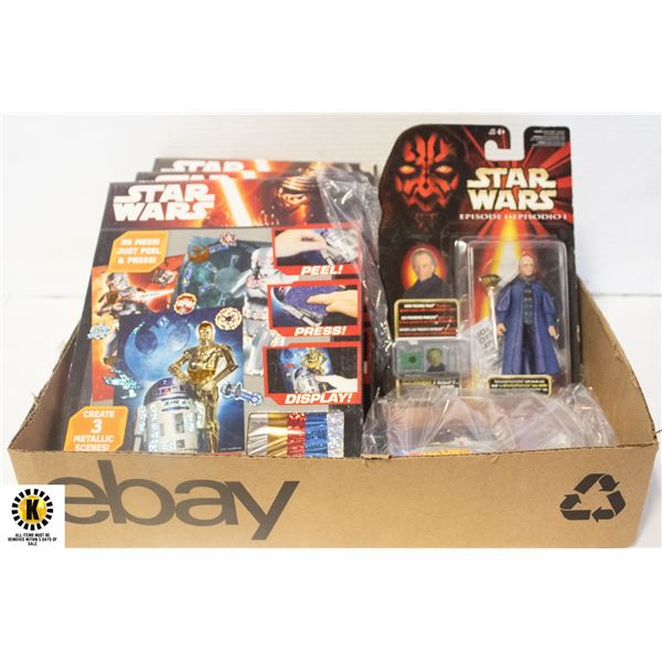 MIXED STAR WARS COLLECTABLES NEW