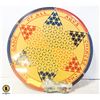 Image 1 : 19" METAL VINTAGE CHINESE CHECKERS BOARD