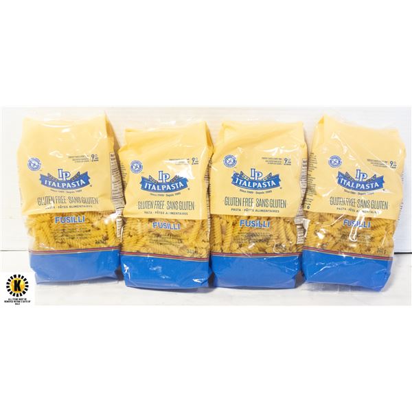 FOUR BAGS OF GLUTEN-FREE PASTA