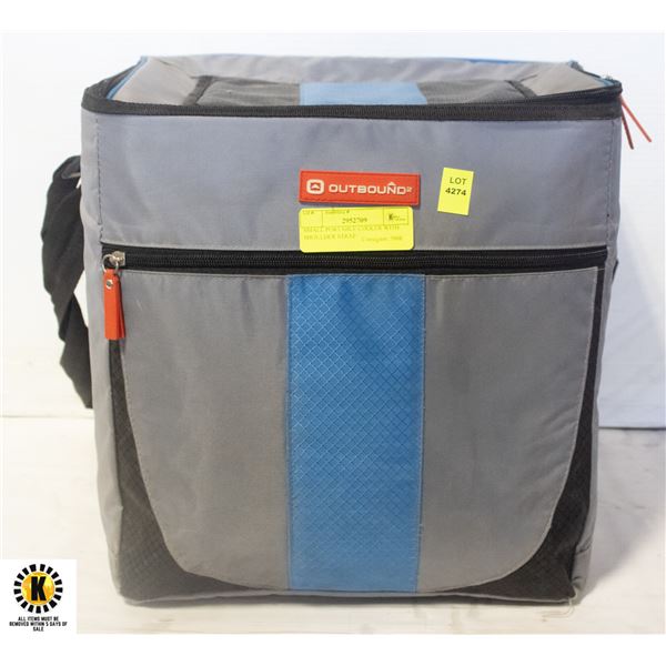 SMALL PORTABLE COOLER WITH SHOULDER STRAP