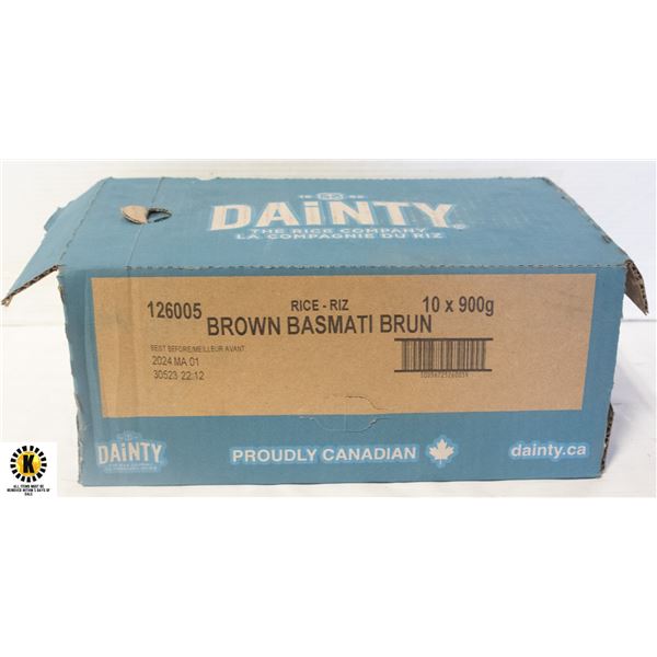 CASE OF 10 BAGS OF DAINTY BASMATI RICE