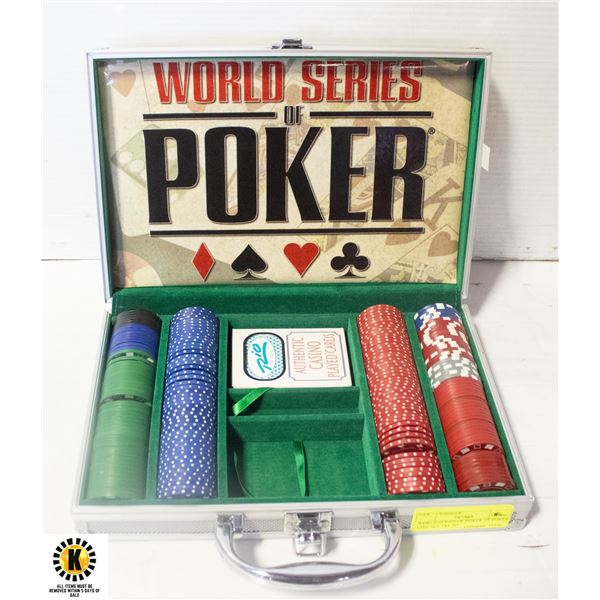 WORLD SERIES OF POKER OF POKER CHIP SET *AS IS*