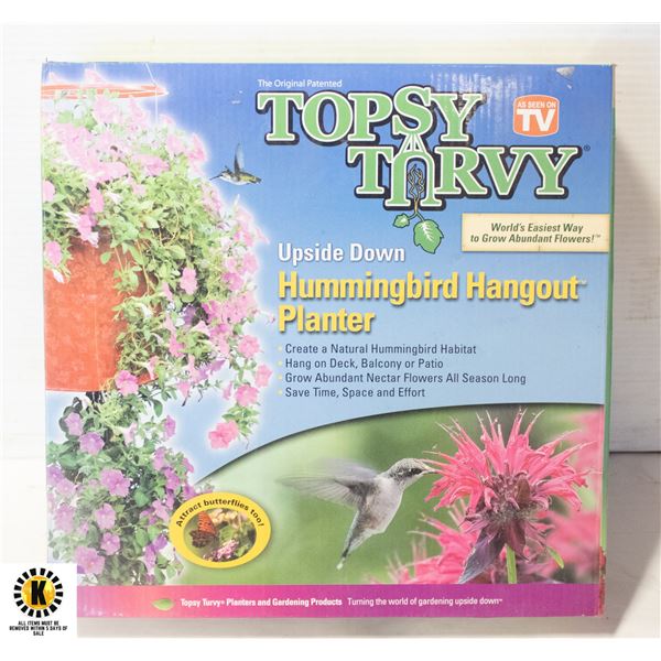 TOPSY TURVY HANGOUT PLANTER