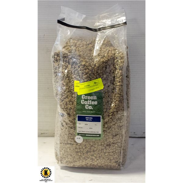 GREEN COFFEE 10 LB SEALED BAG