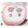 Image 1 : SPARKLING EARRING DUE IN ROSE BUD CASE