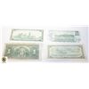 Image 2 : 4 DIFFERENT CANADA $1 BILLS