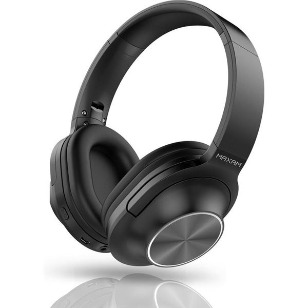 NEW BLACK MAXAM BLUETOOTH 5.0 WIRELESS HEADPHONES