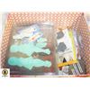 Image 1 : LARGE CRAFT BOX FULL OF BAYB/BOY/GIRL STAMPS FOR