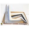 Image 1 : FLAT WITH 19 METAL SHELVING BRACKETS - VARIOUS