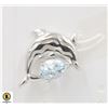 Image 1 : #32-SKY BLUE TOPAZ PENDANT