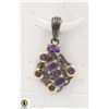 Image 1 : #46-UNHEATED AMETHYST PENDANT