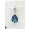 Image 1 : #35-LONDON BLUE TOPAZ PENDANT