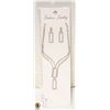 Image 1 : CLEAR RECTANGULAR STYLE RHINESTONE NECKLACE SET 13