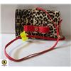Image 1 : NEW BETTY JONSON LEOPARD MULTI POCKET CLUTCH