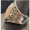 Image 2 : 10)  MARQUISE CUT PEACH COLORED FIRE OPAL SET IN A