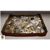 Image 1 : FLAT FULL OF LAPEL PINS ALL TOGETHER-ESTATE