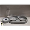 Image 1 : WATER FEEDER BOWL REMOVABLE FLAH PROOF ODOURLESS