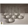 Image 1 : LOT OF 7 GLASS CYLINDER VASES, 4" DIAMETER 6" TALL
