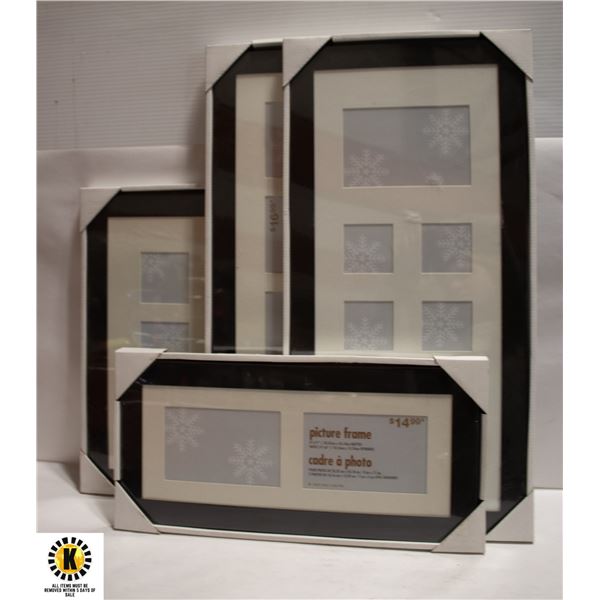 MULTI PICTURE FRAMES X 4 (AC)